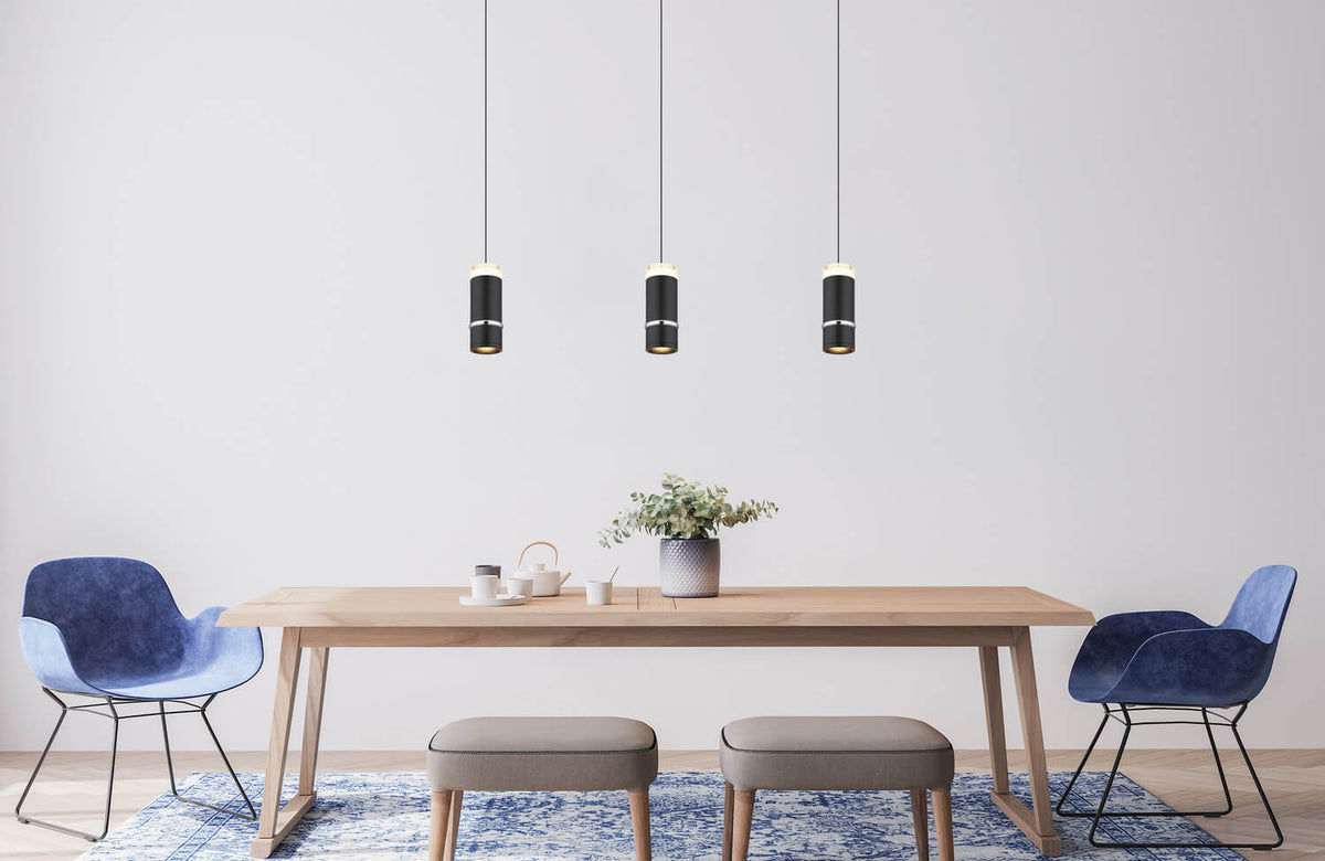 Suspension Alvarado noire mat (15699-3)