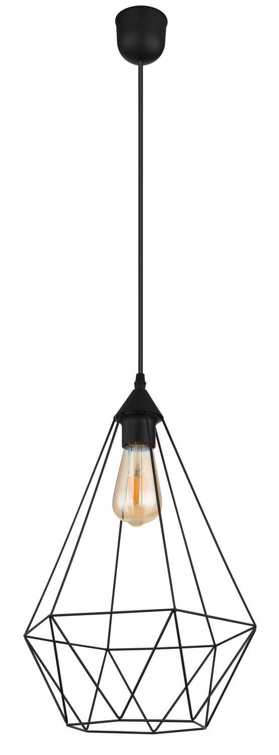 Suspension Zachary noire mat (15745H1)