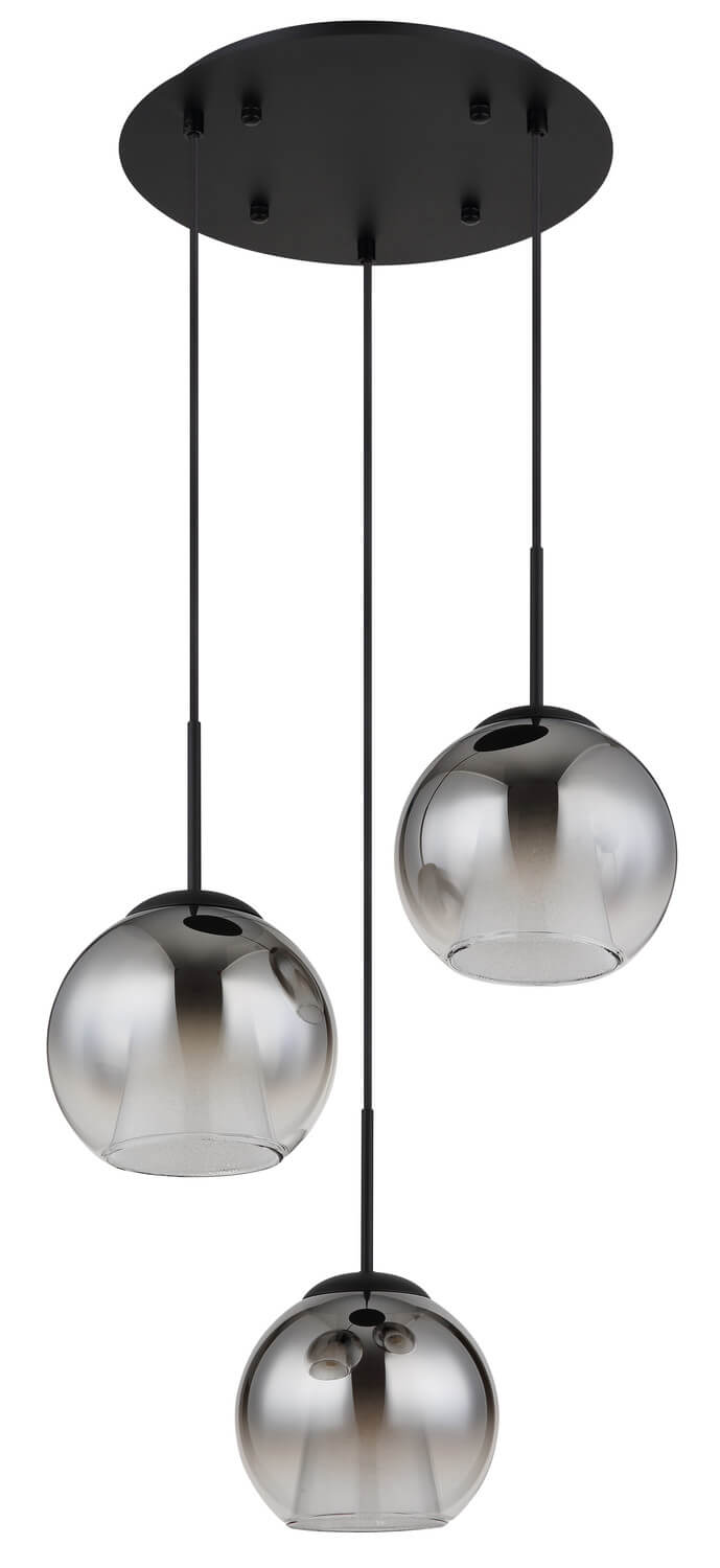 Suspension Barry noire mat (15749-3H)