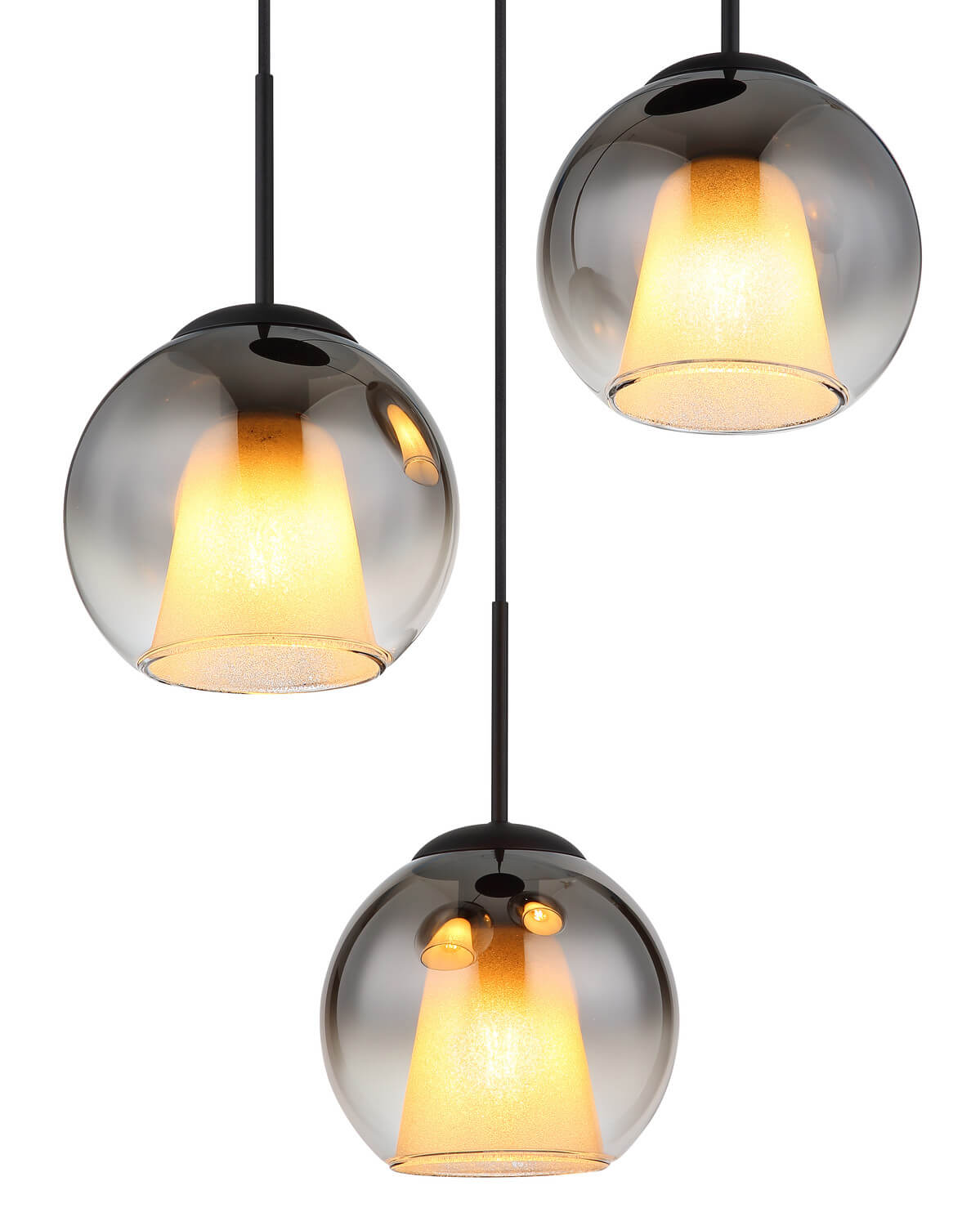 Suspension Barry noire mat (15749-3H)