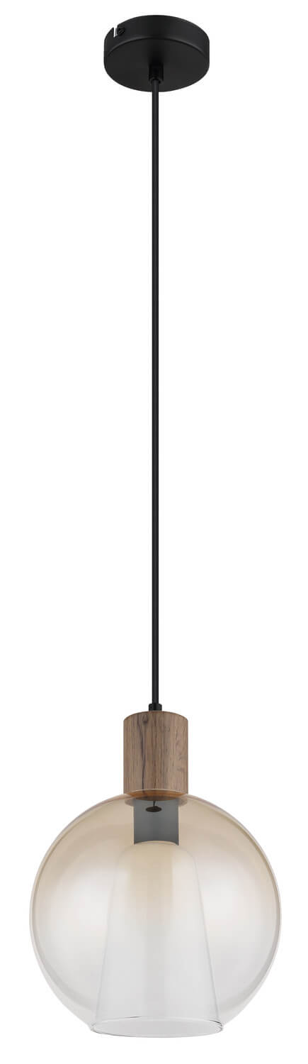 Suspension Barry I noire mat (15773H)