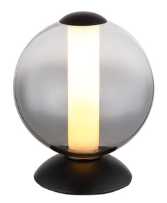 Lampe à poser Lacy noire mat