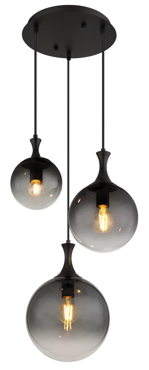 Suspension luminaire | Dalton Noire
