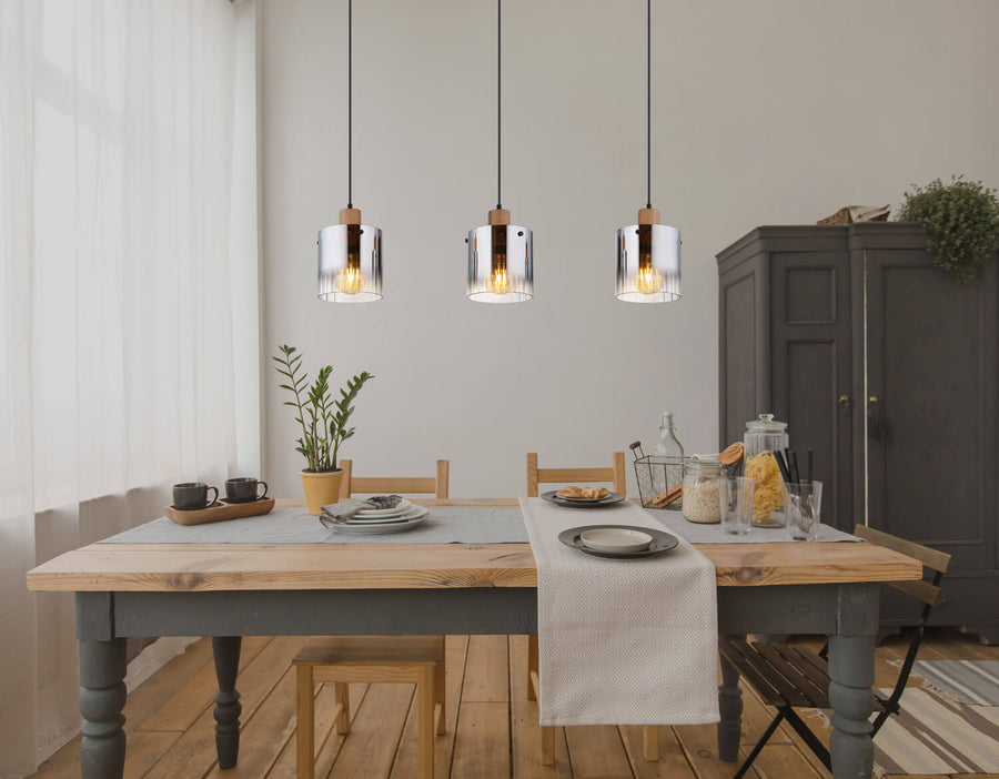 Suspension Underwood bois