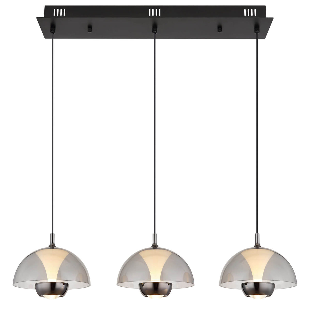 Suspension Arus noire mat (16022-3)