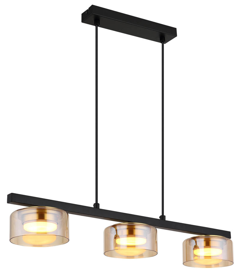 Suspension Higgins noire mat (16055-3HG)
