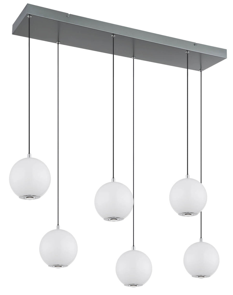 Suspension Simmons grise, H 150 cm (16062-6H)
