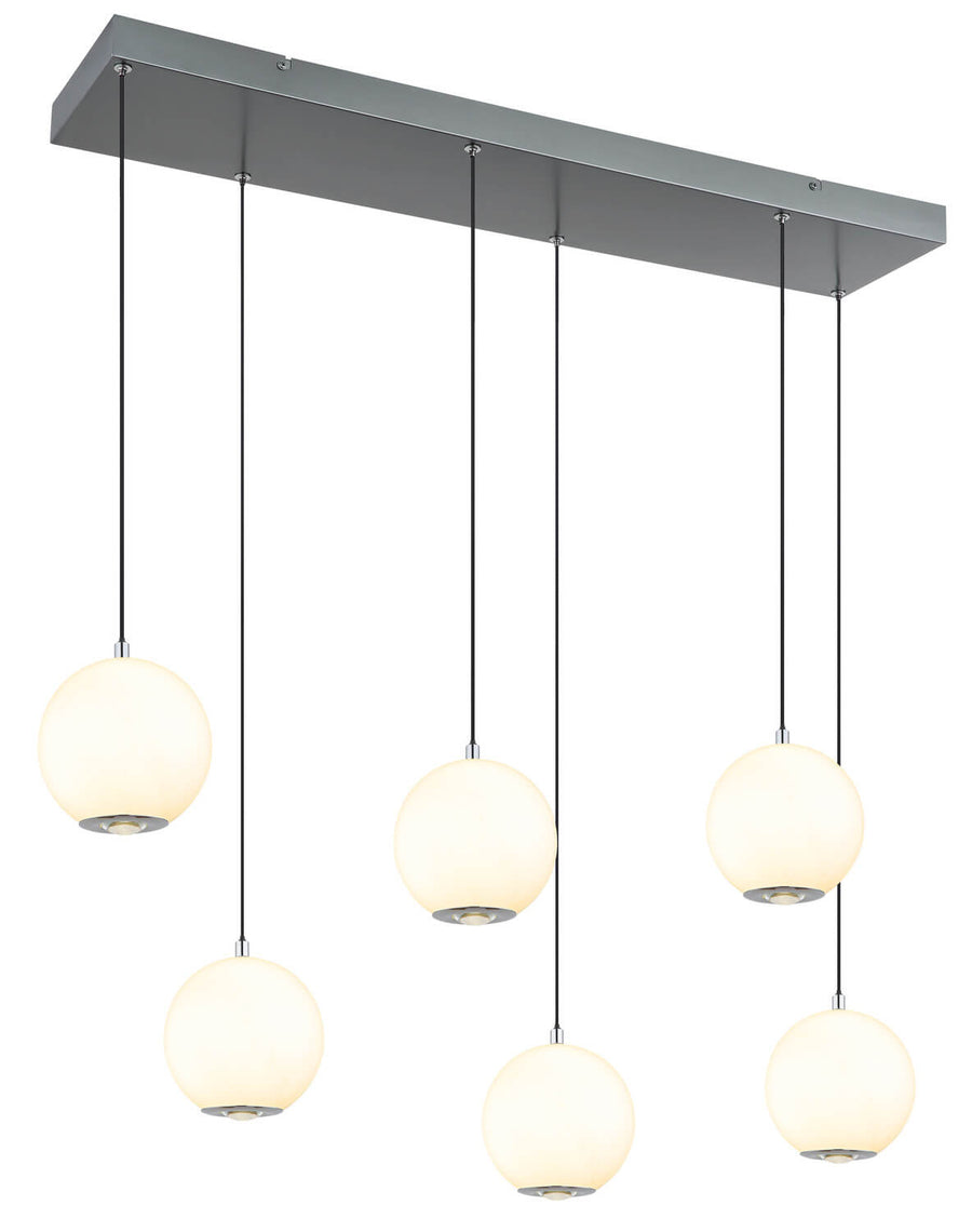Suspension Simmons grise, H 150 cm (16062-6H)