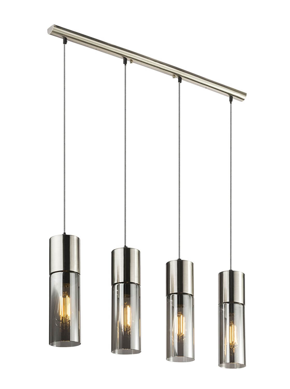 Suspension Annika nickel satiné