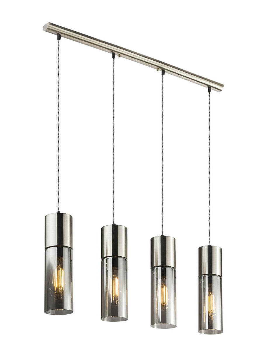 Suspension Annika nickel satiné