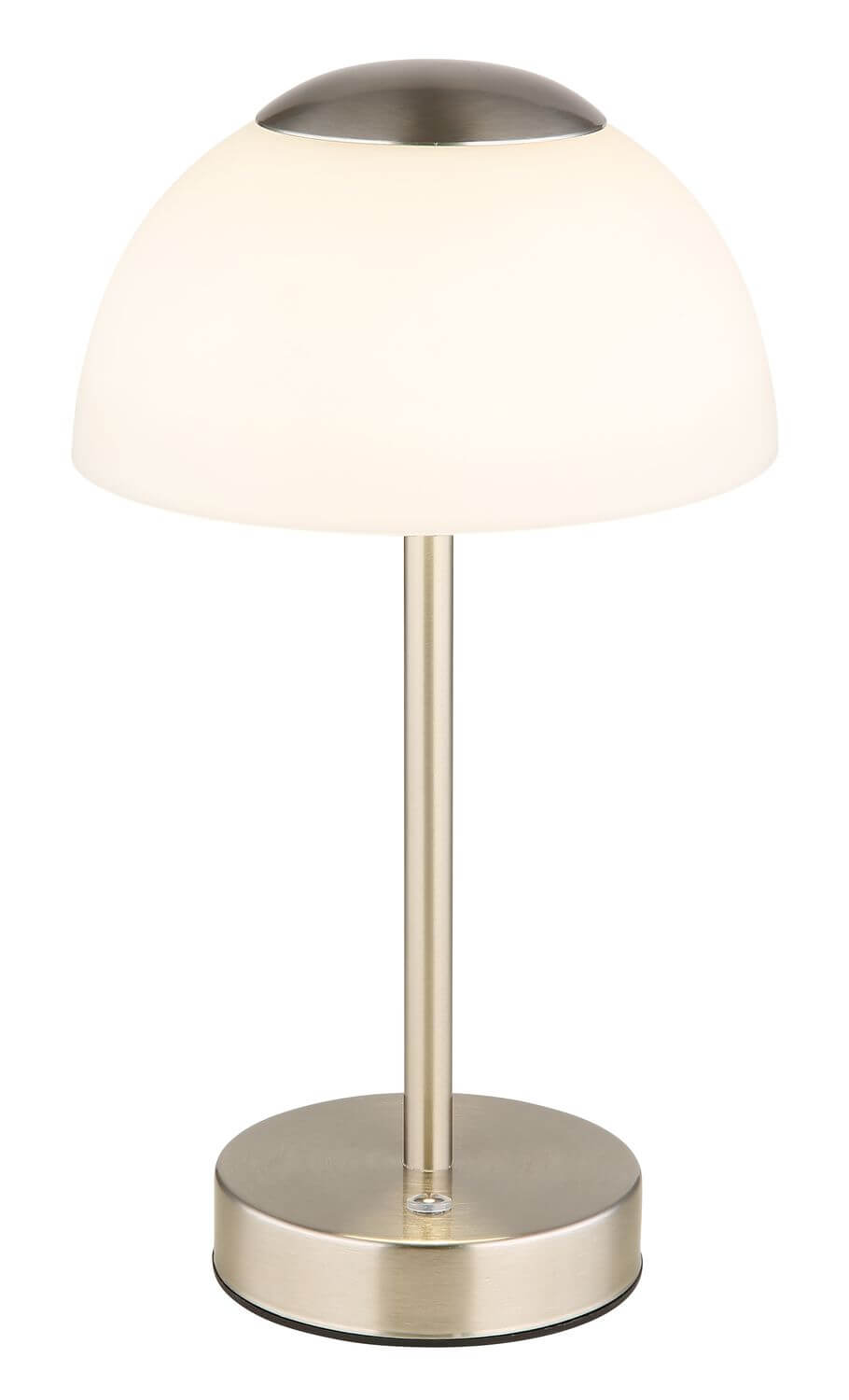 Lampe à poser Sarima nickel satiné
