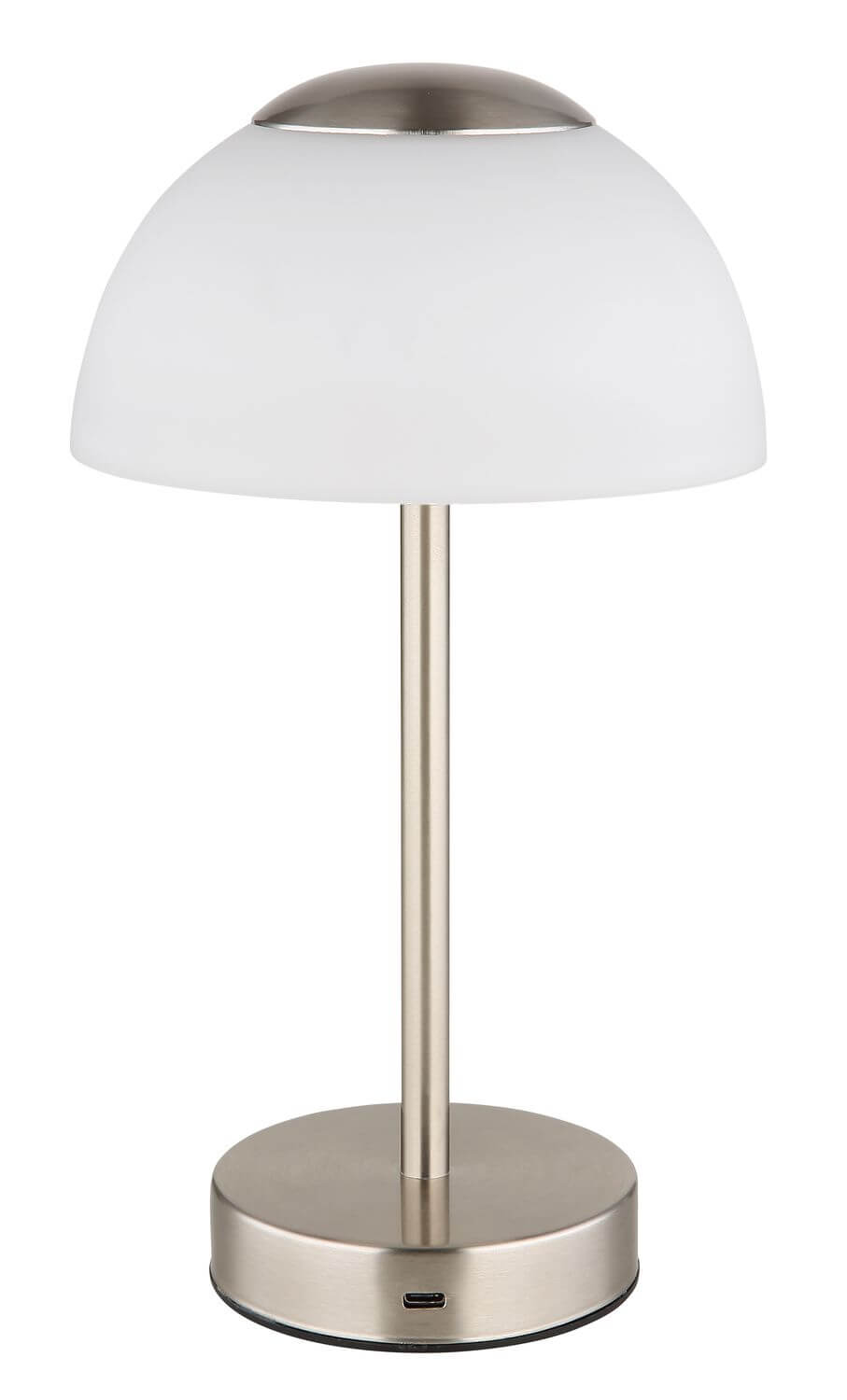 Lampe à poser Sarima nickel satiné