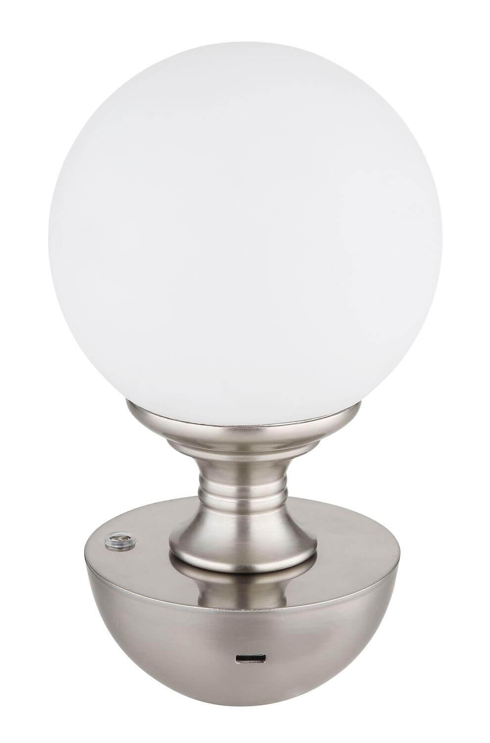 Lampe à poser Tabina nickel satiné