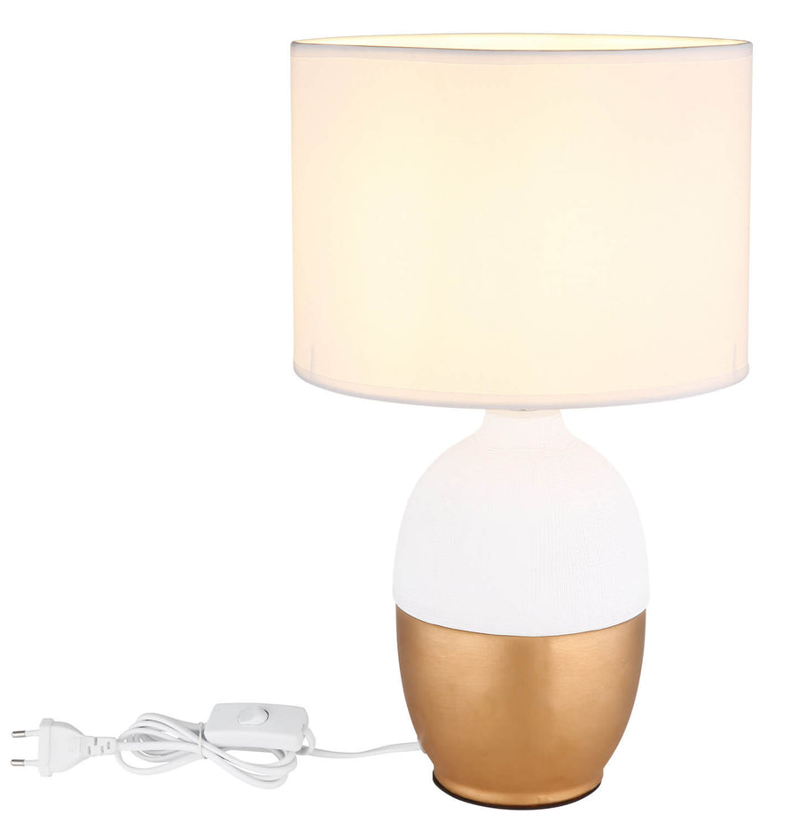 Lampe à poser Valentino blanche