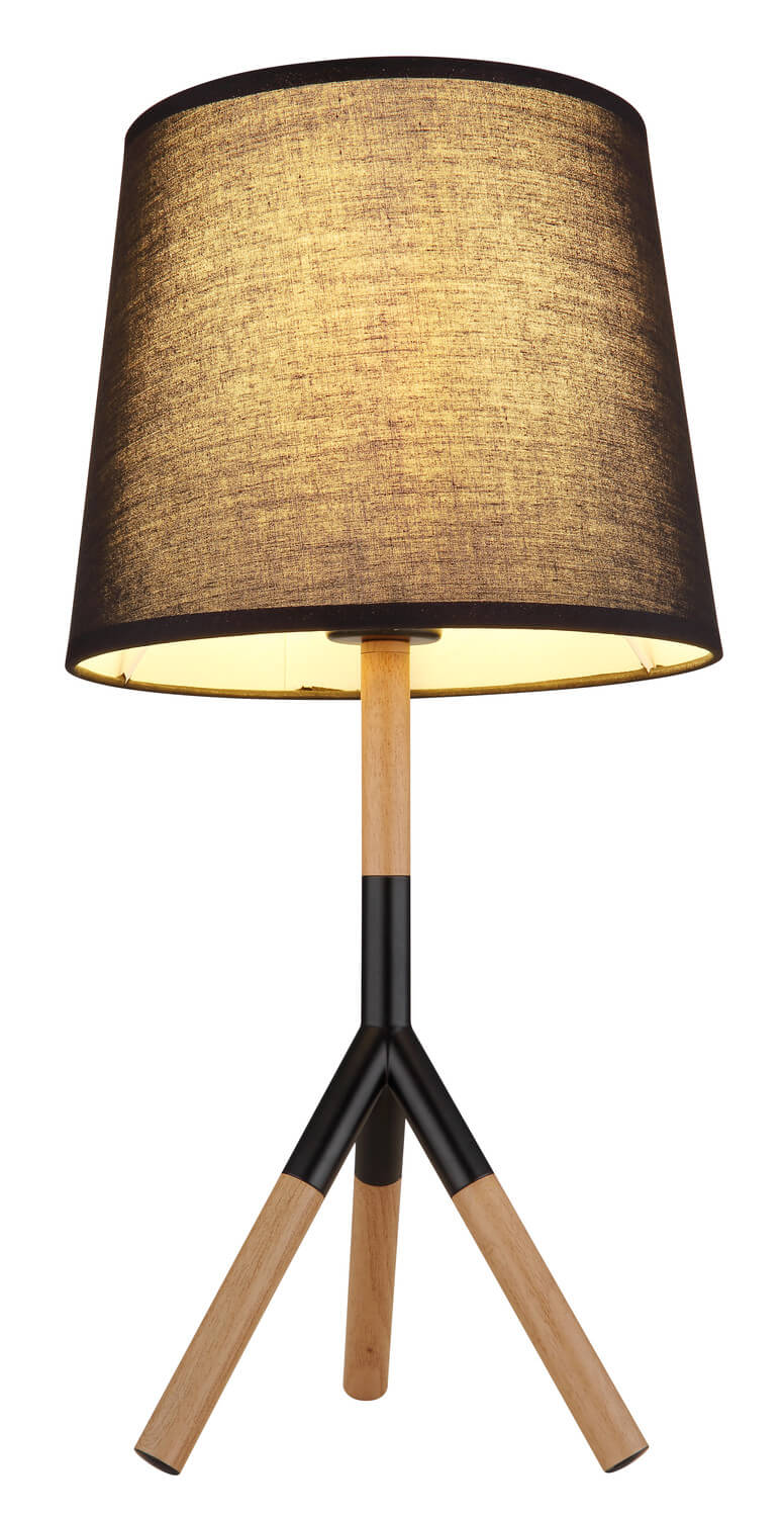 Lampe à poser Kikki noire mat