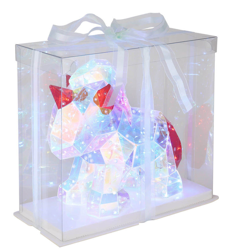 Lampe à poser Brondar transparente, L 30 cm (28088GL)