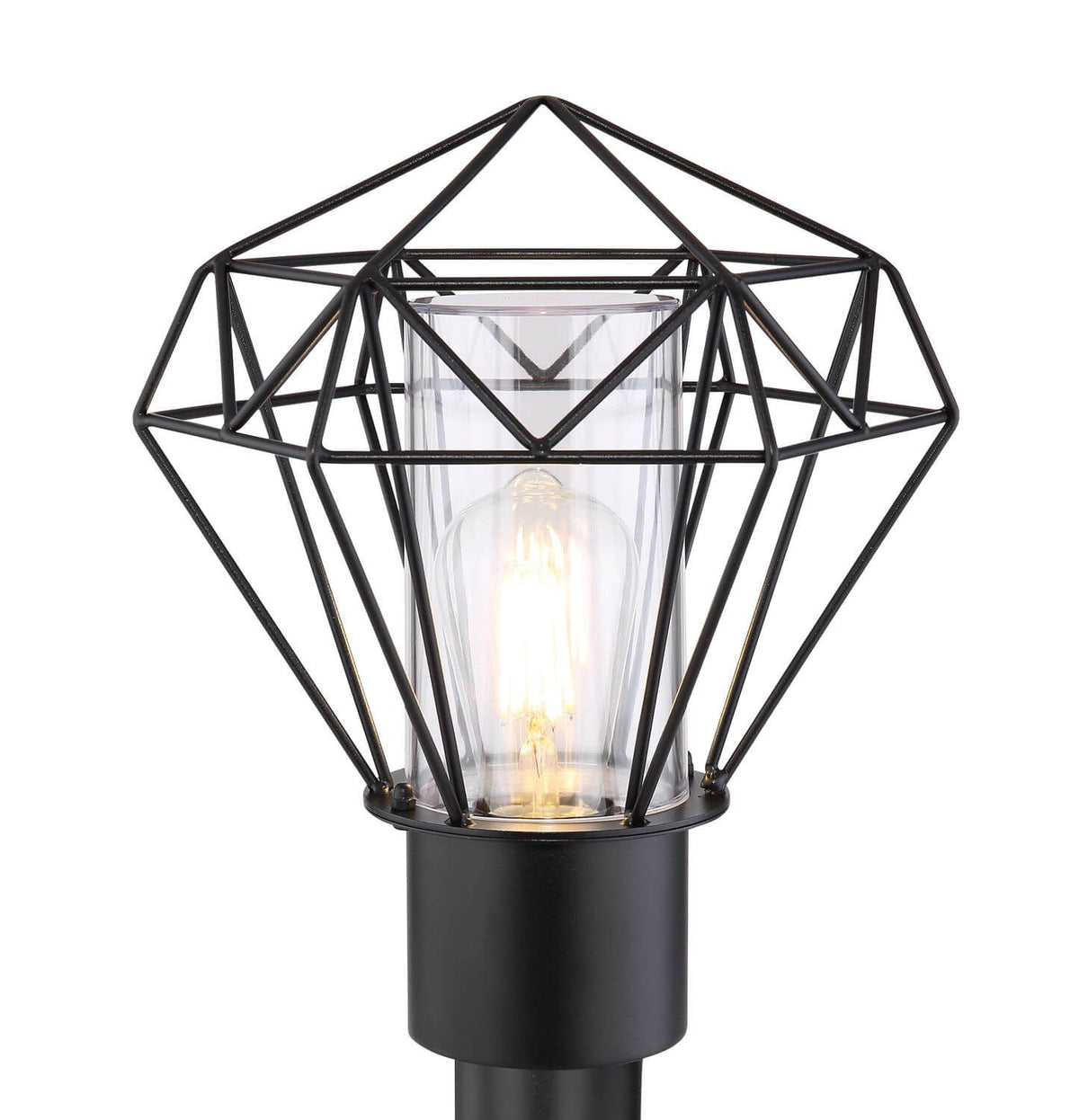 Luminaire extérieur Horace noir et inox