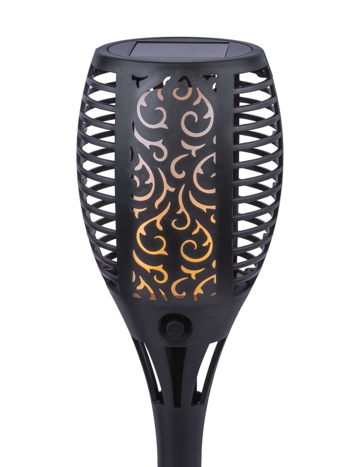 Luminaire extérieur noir, H 58 cm