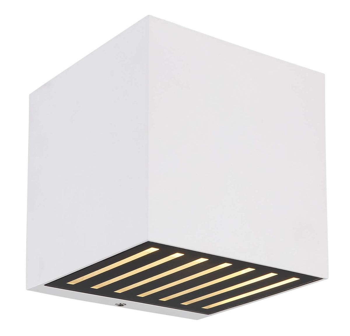 Luminaire extérieur Illi anthracite et aluminium, H 10 cm