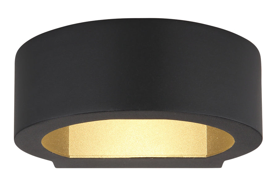 Luminaire extérieur Slice I noir mat et aluminium