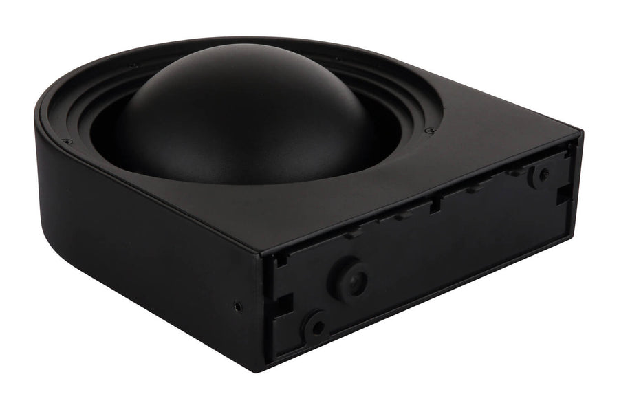 Luminaire extérieur Oko noir mat et aluminium