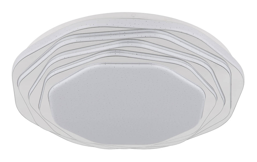 Plafonnier Flordelis blanc mat