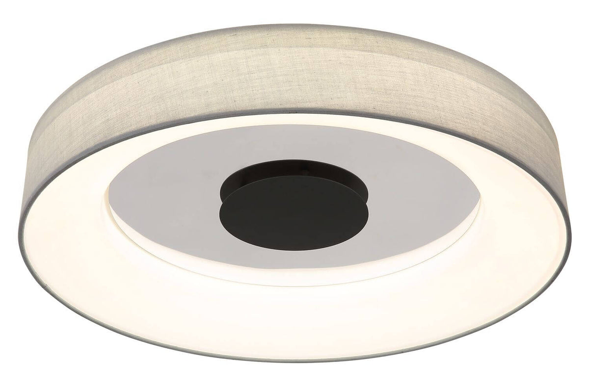Plafonnier Terpsa blanc mat, Ø 46,8 cm