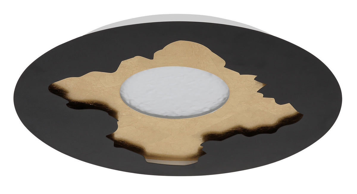 Plafonnier Obscura noir mat