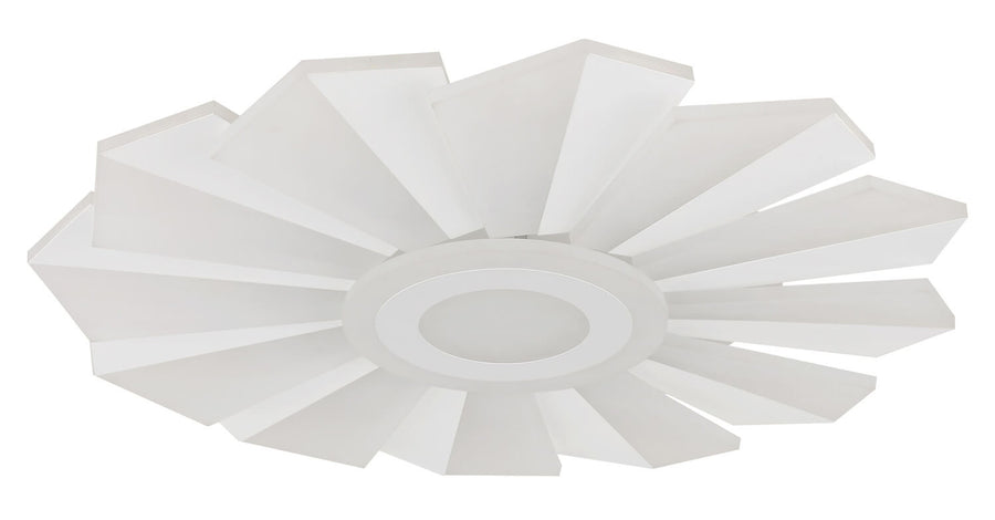 Plafonnier Alwina blanc mat