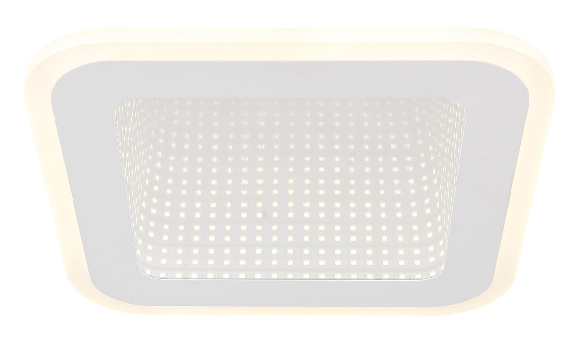 Plafonnier Lamela blanc mat, L 23 cm