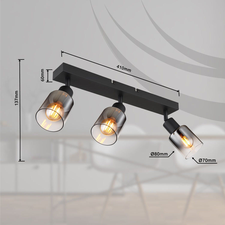 Spot Hubertus noir mat (54308-3)