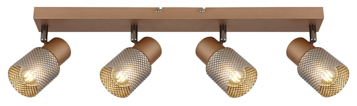 Spot Satella marron, L 56 cm