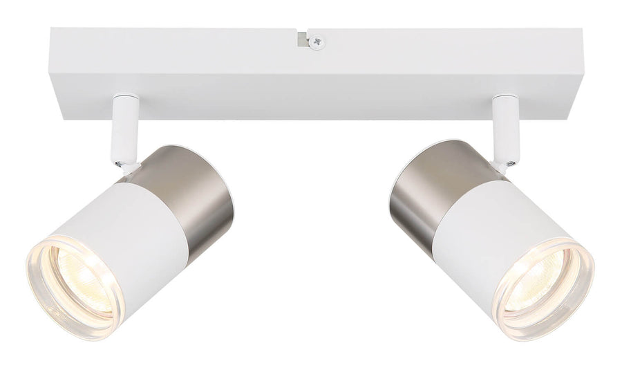 Spot Brisbon blanc mat, L 26 cm