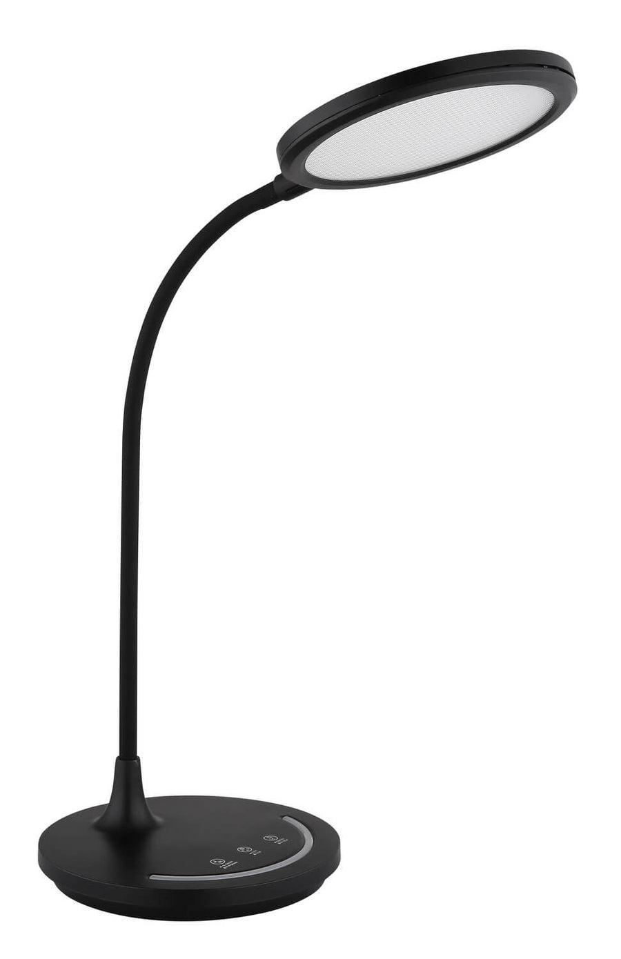 Lampe à poser Kenny noire mat