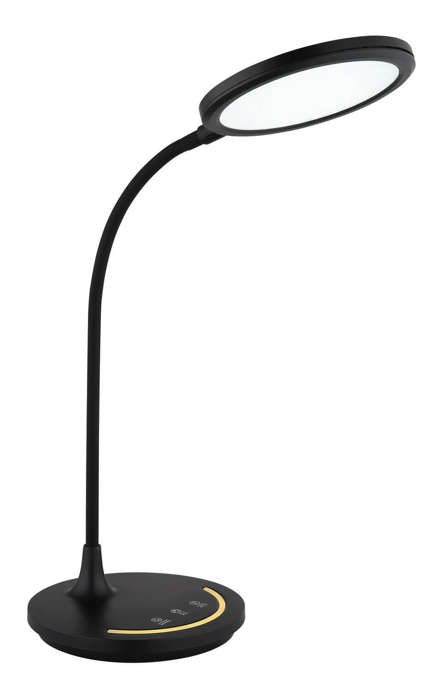 Lampe à poser Kenny noire mat