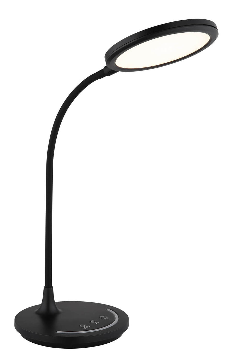 Lampe à poser Kenny noire mat