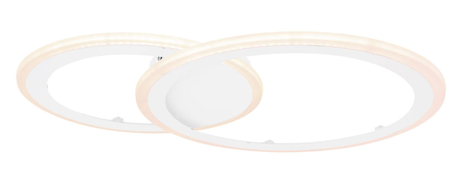 Plafonnier Fenna blanc