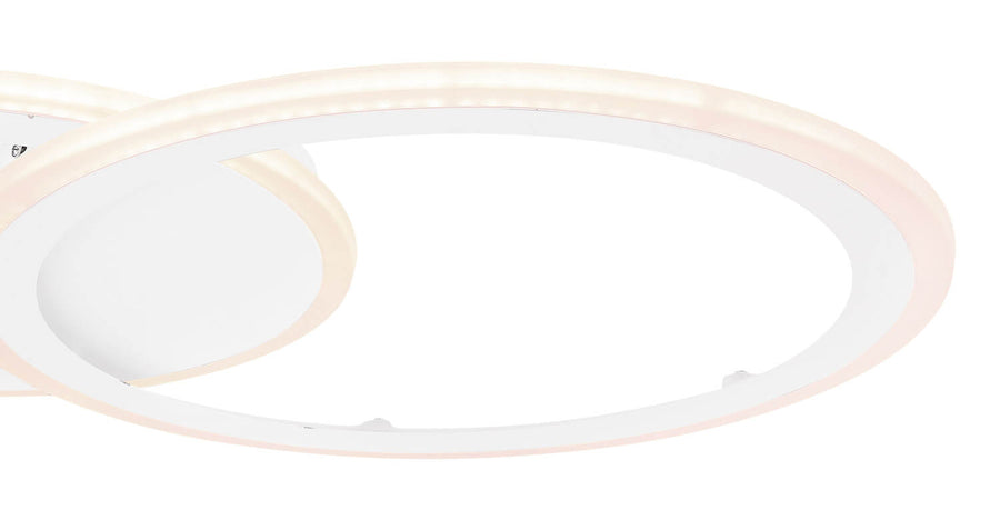 Plafonnier Fenna blanc