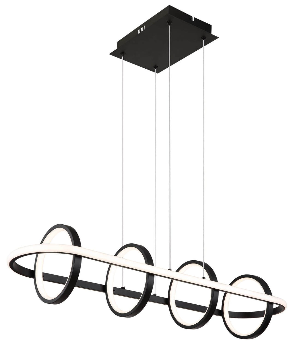 Suspension Wolfhard noire mat