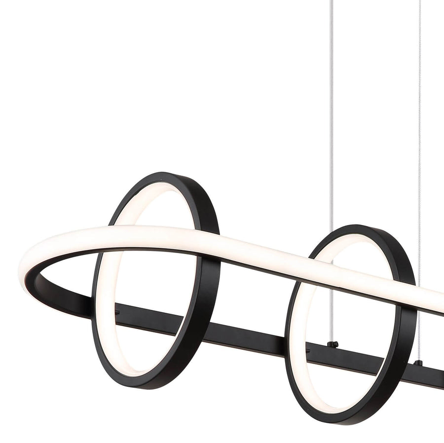 Suspension Wolfhard noire mat