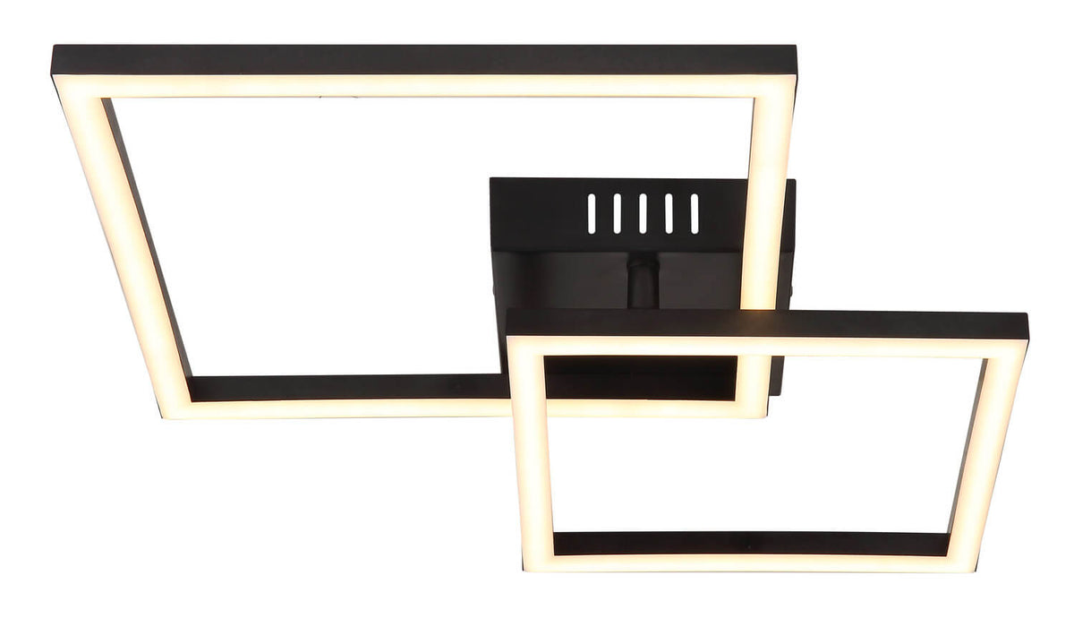 Plafonnier Tyler noir mat
