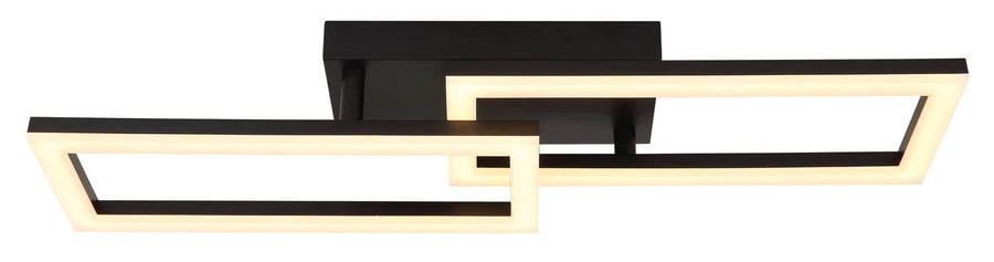Plafonnier Sapena noir mat (67328-20O)