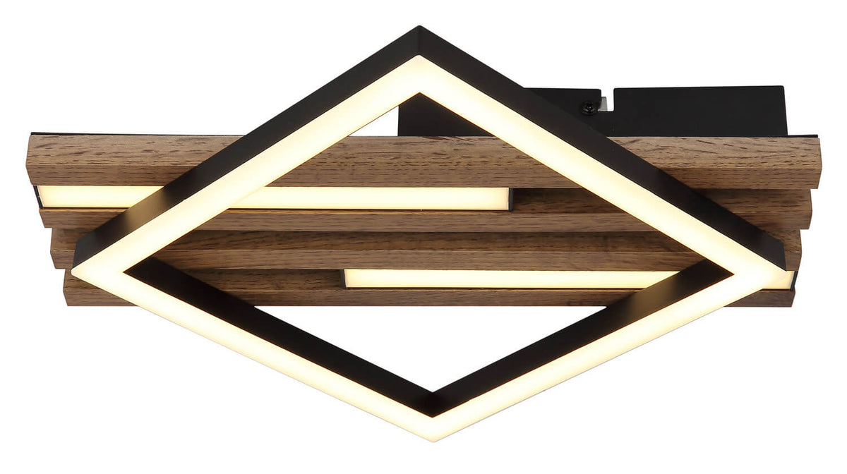 Plafonnier Obrien noir mat