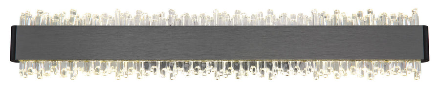 Applique murale Stalagmita noire mat, L 48 cm