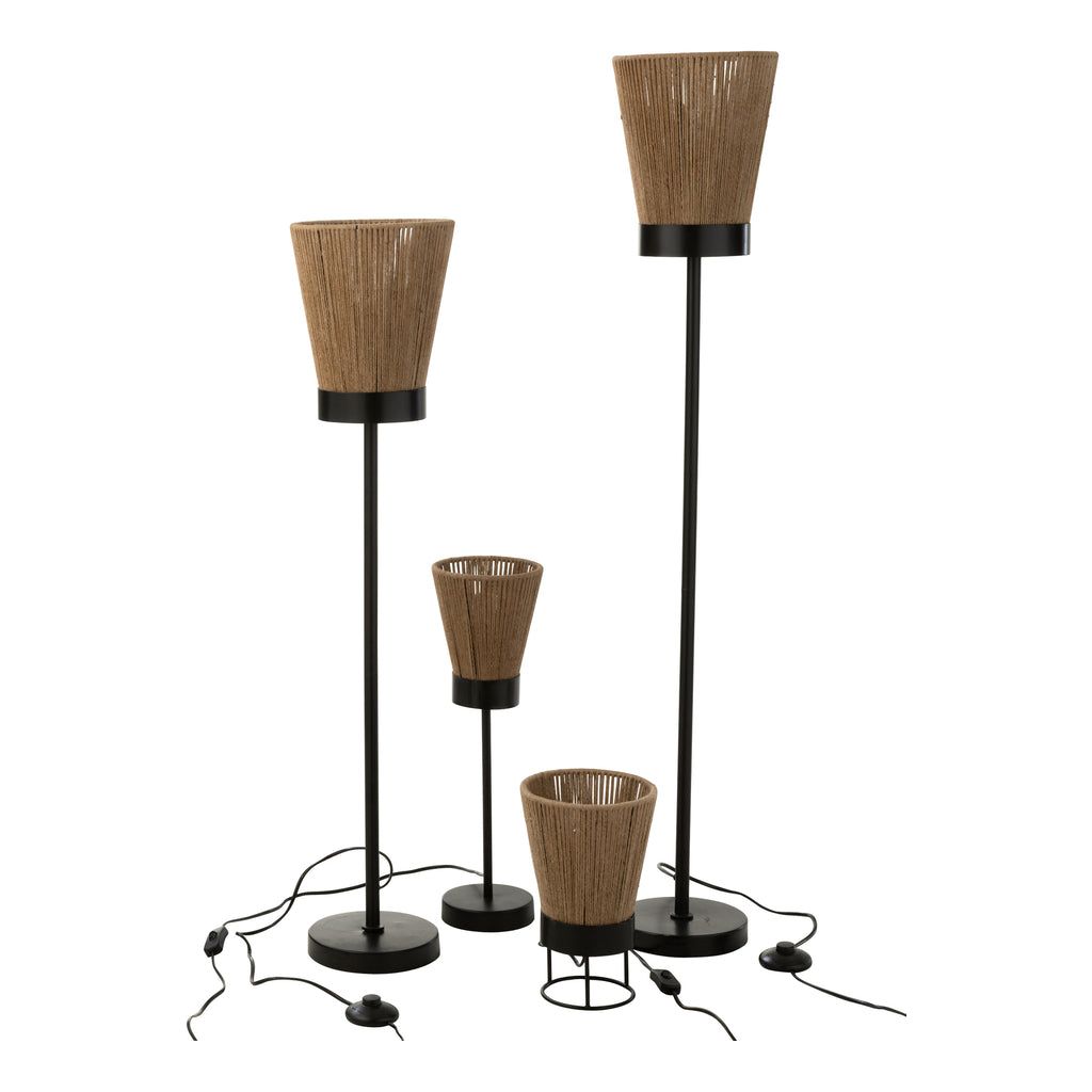 Grande Lampe Jute Beige - Designix