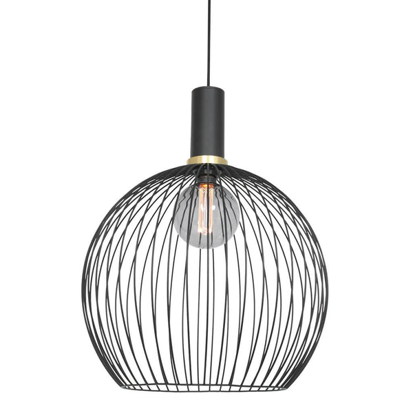Suspension Moderne Noir Aureole