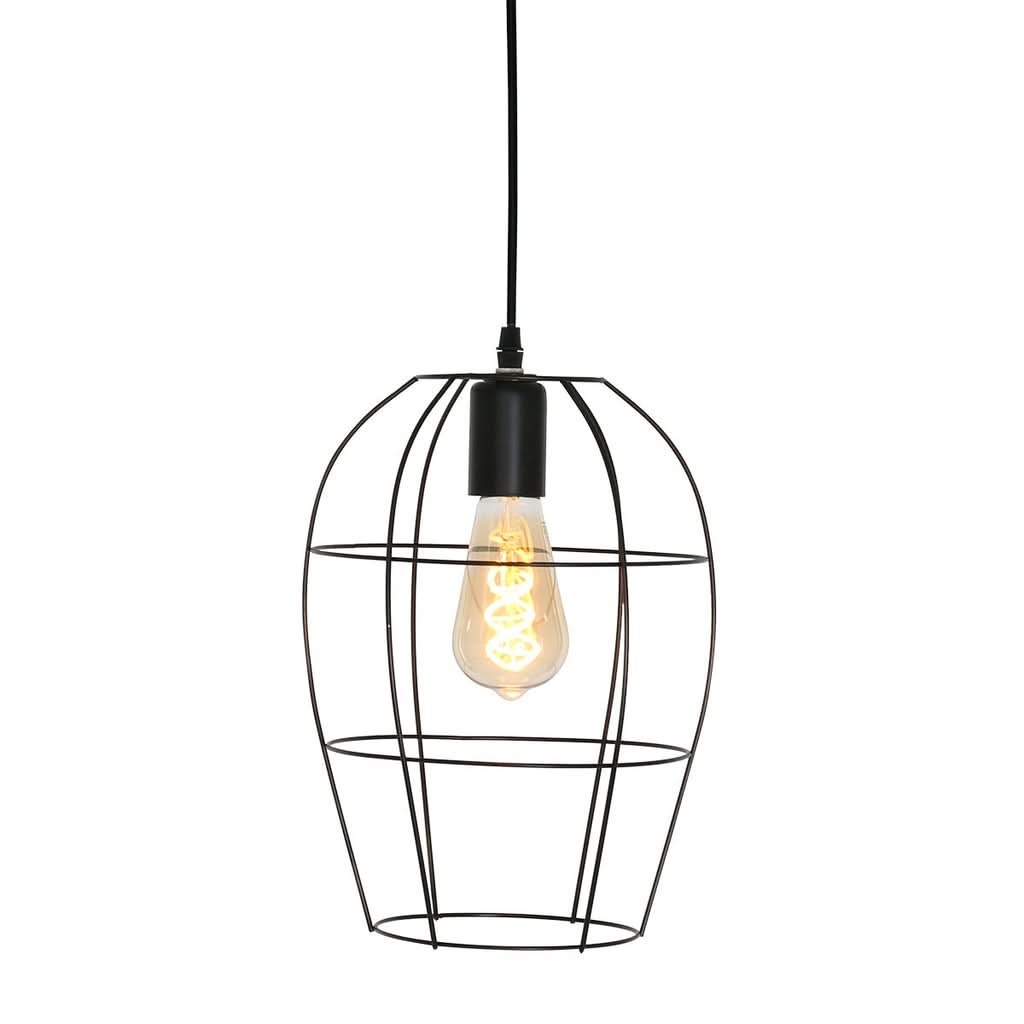 Lustre suspendu Mexlite Minimalics 2705ZW Noir | Designix - - https://designix.fr