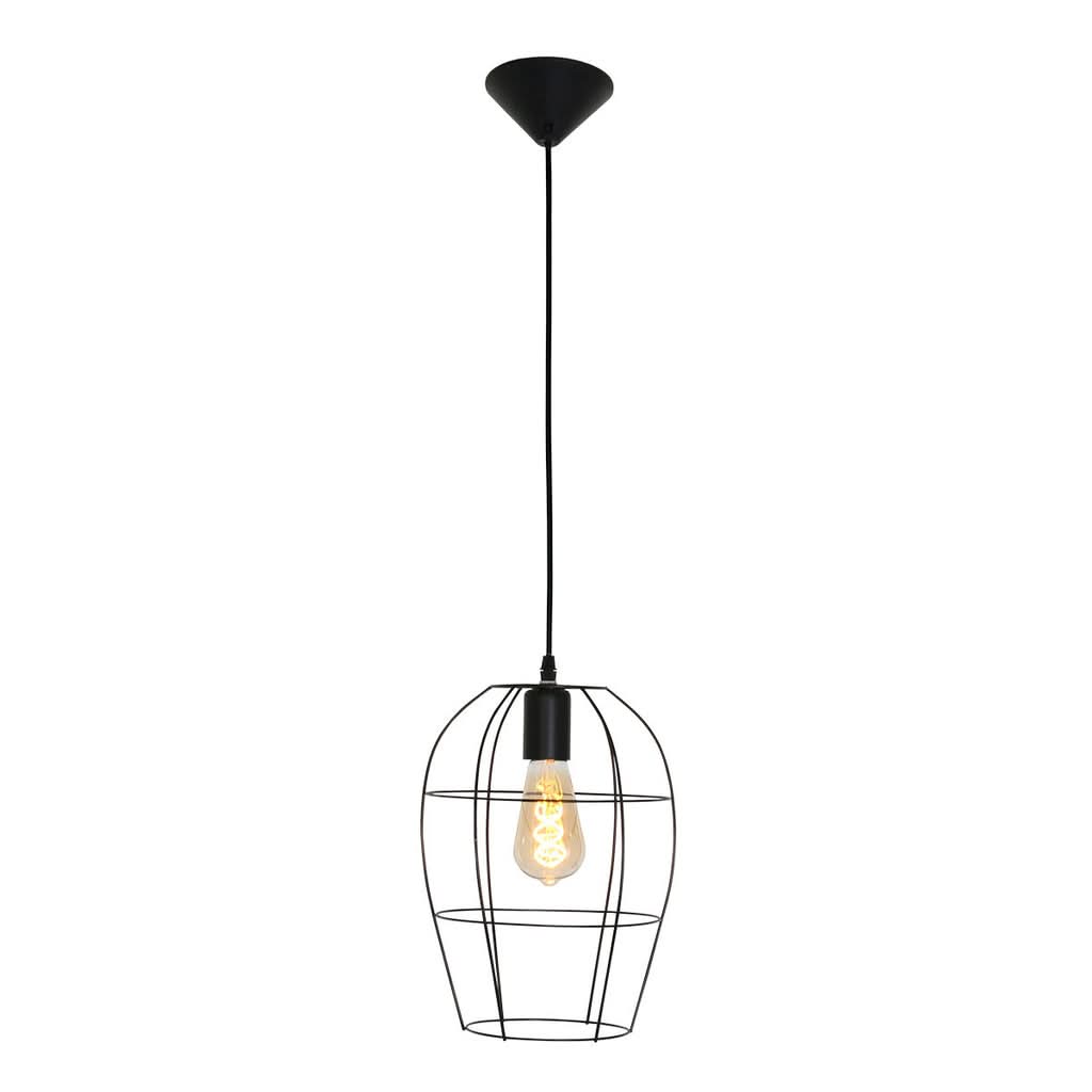 Lustre suspendu Mexlite Minimalics 2705ZW Noir | Designix - - https://designix.fr