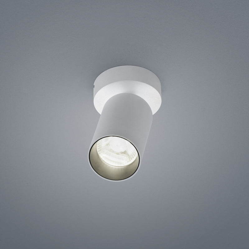 Plafonnier Riwa blanc, H 12 cm