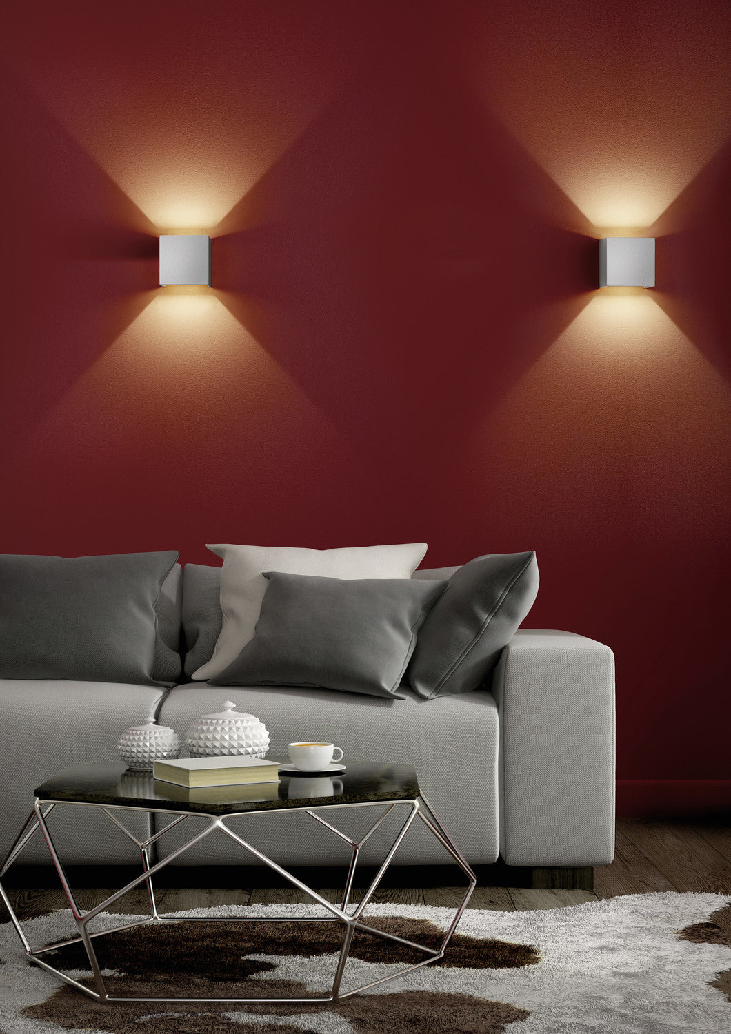 Applique murale Siri blanche